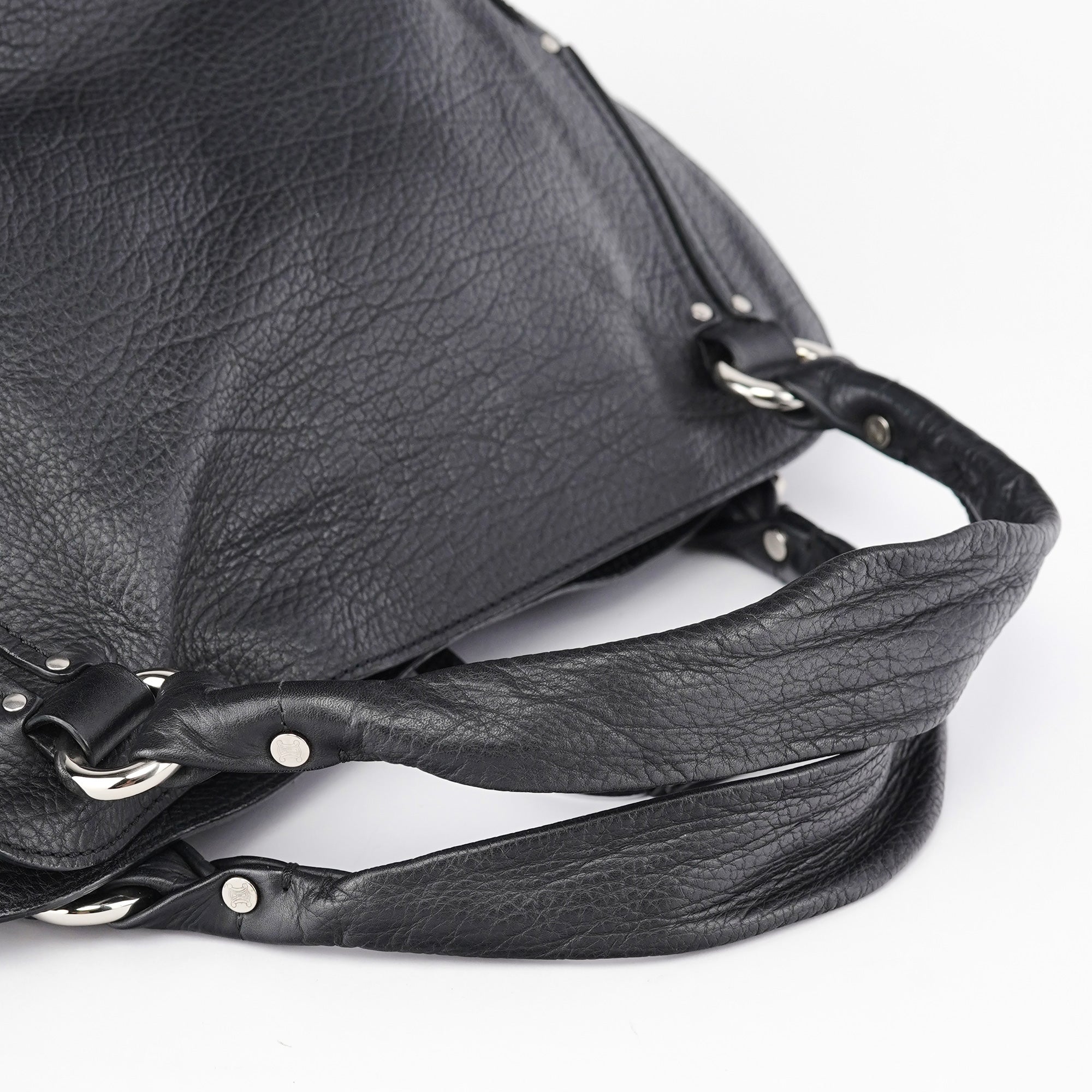 Celine Black Leather Bittersweet Shoulder Bag