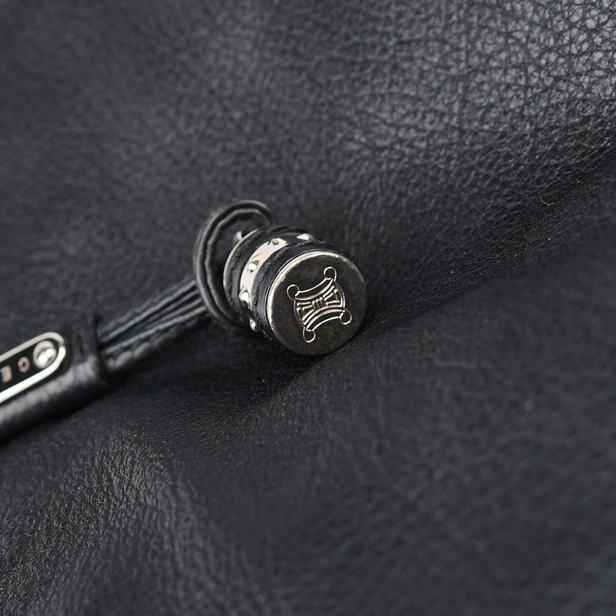 Celine Black Leather Bittersweet Shoulder Bag