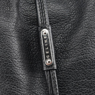 Celine Black Leather Bittersweet Shoulder Bag