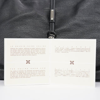 Celine Black Leather Bittersweet Shoulder Bag