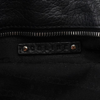 Celine Black Leather Bittersweet Shoulder Bag