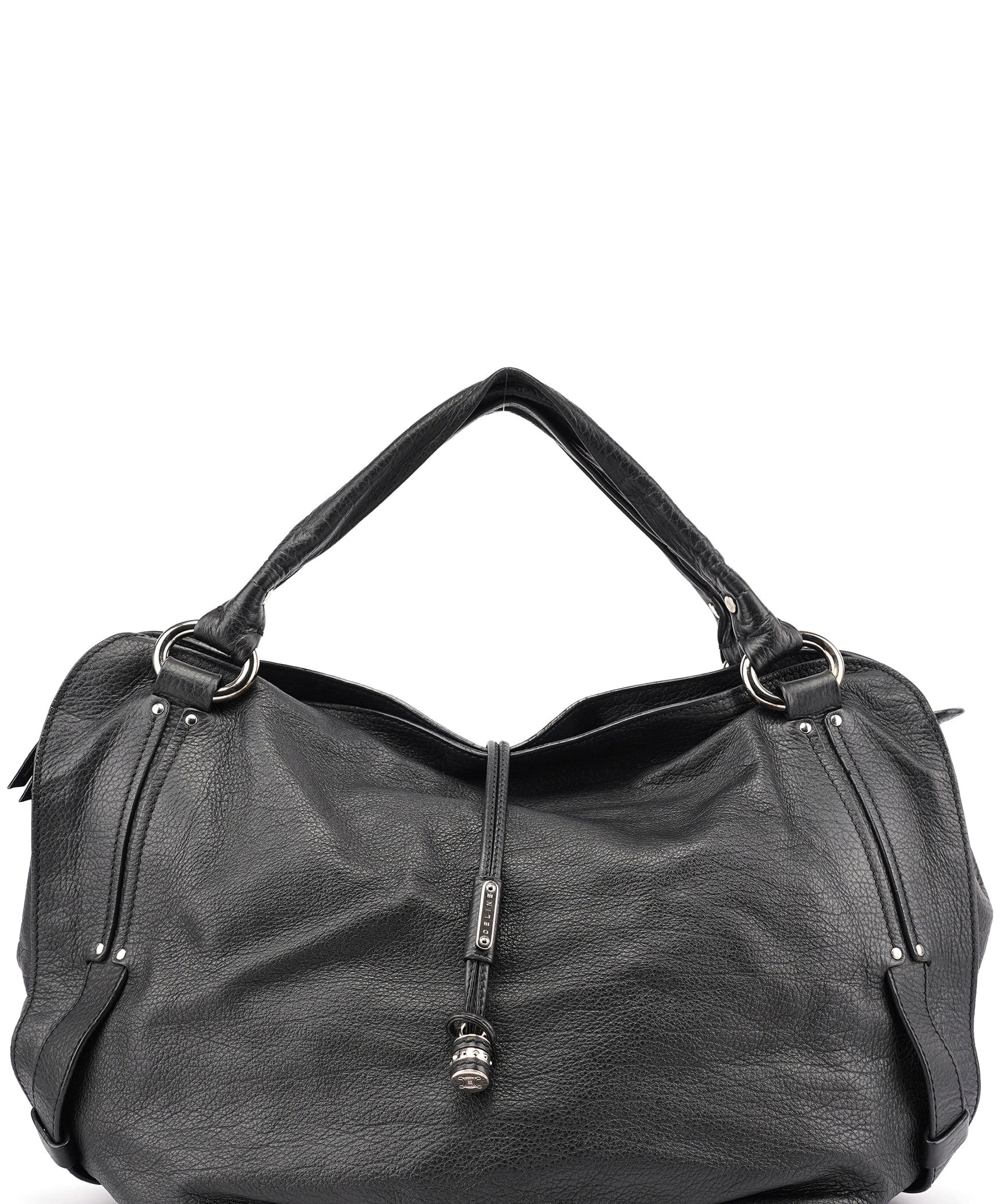 Celine Black Leather Bittersweet Shoulder Bag