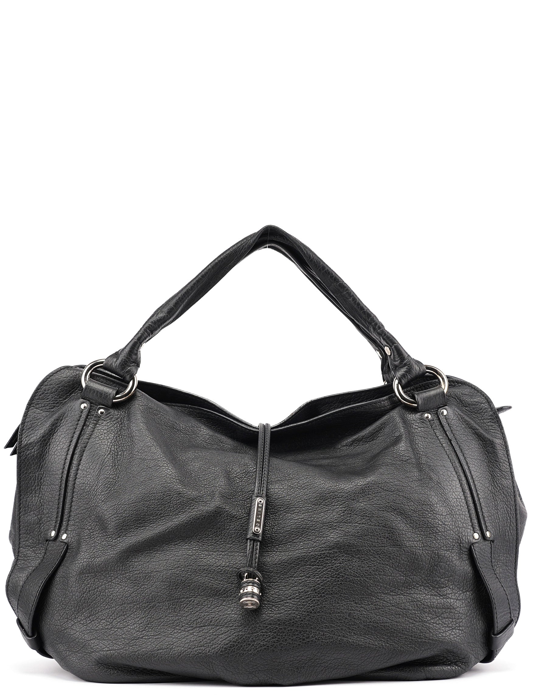 Celine Black Leather Bittersweet Shoulder Bag