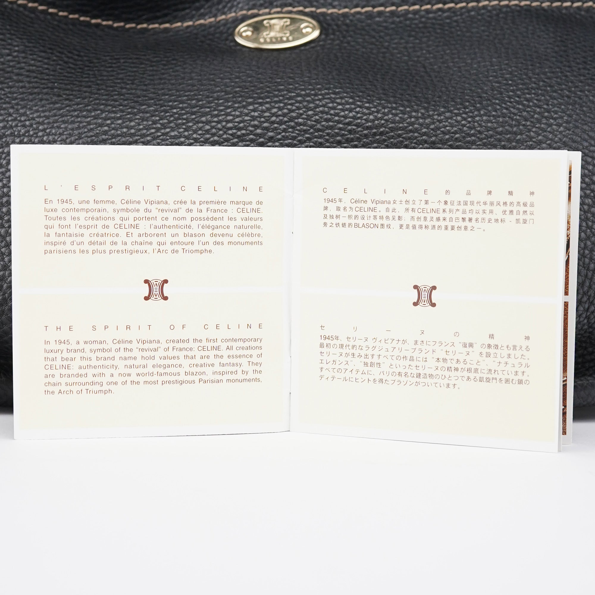 Celine Black Leather Bittersweet Shoulder Bag