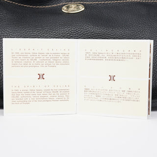 Celine Black Leather Bittersweet Shoulder Bag