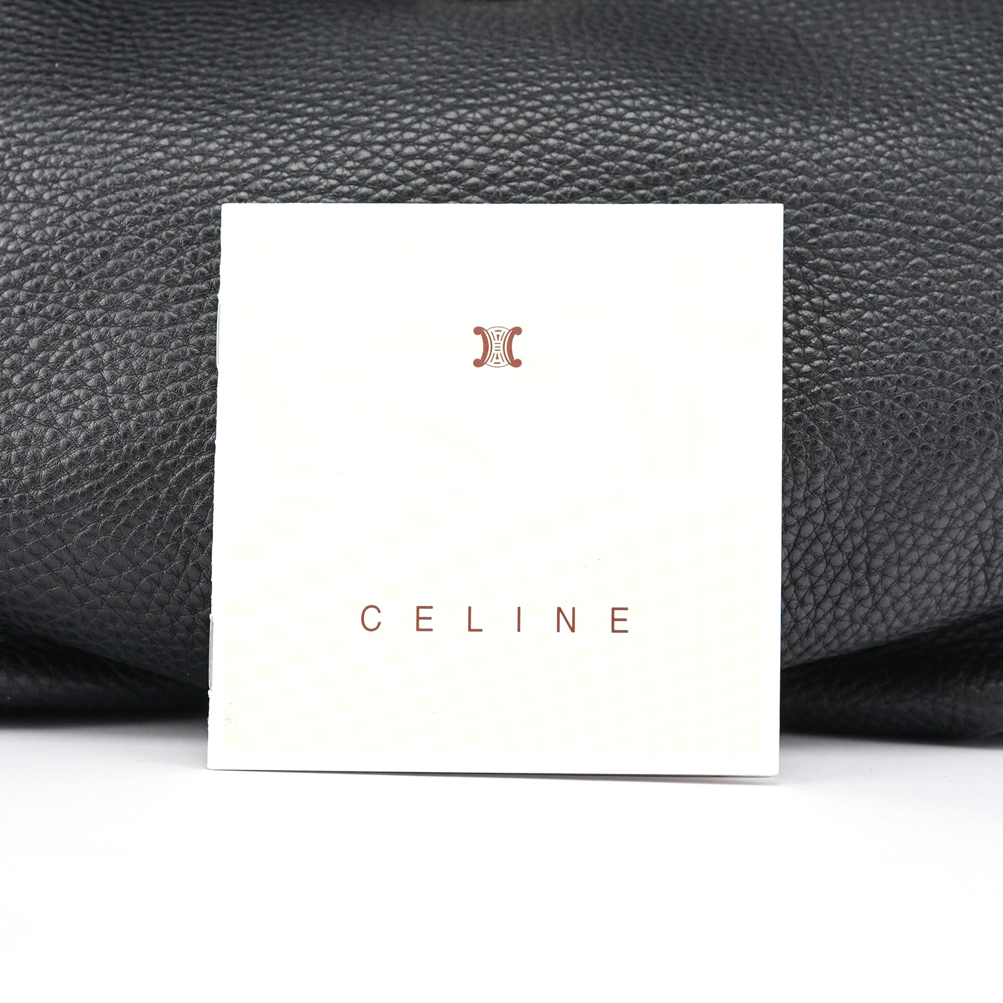Celine Black Leather Bittersweet Shoulder Bag