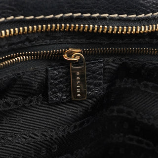 Celine Black Leather Bittersweet Shoulder Bag