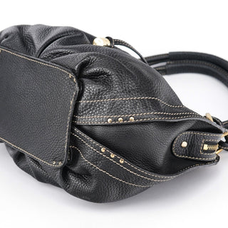 Celine Black Leather Bittersweet Shoulder Bag