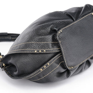 Celine Black Leather Bittersweet Shoulder Bag