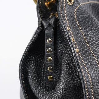 Celine Black Leather Bittersweet Shoulder Bag