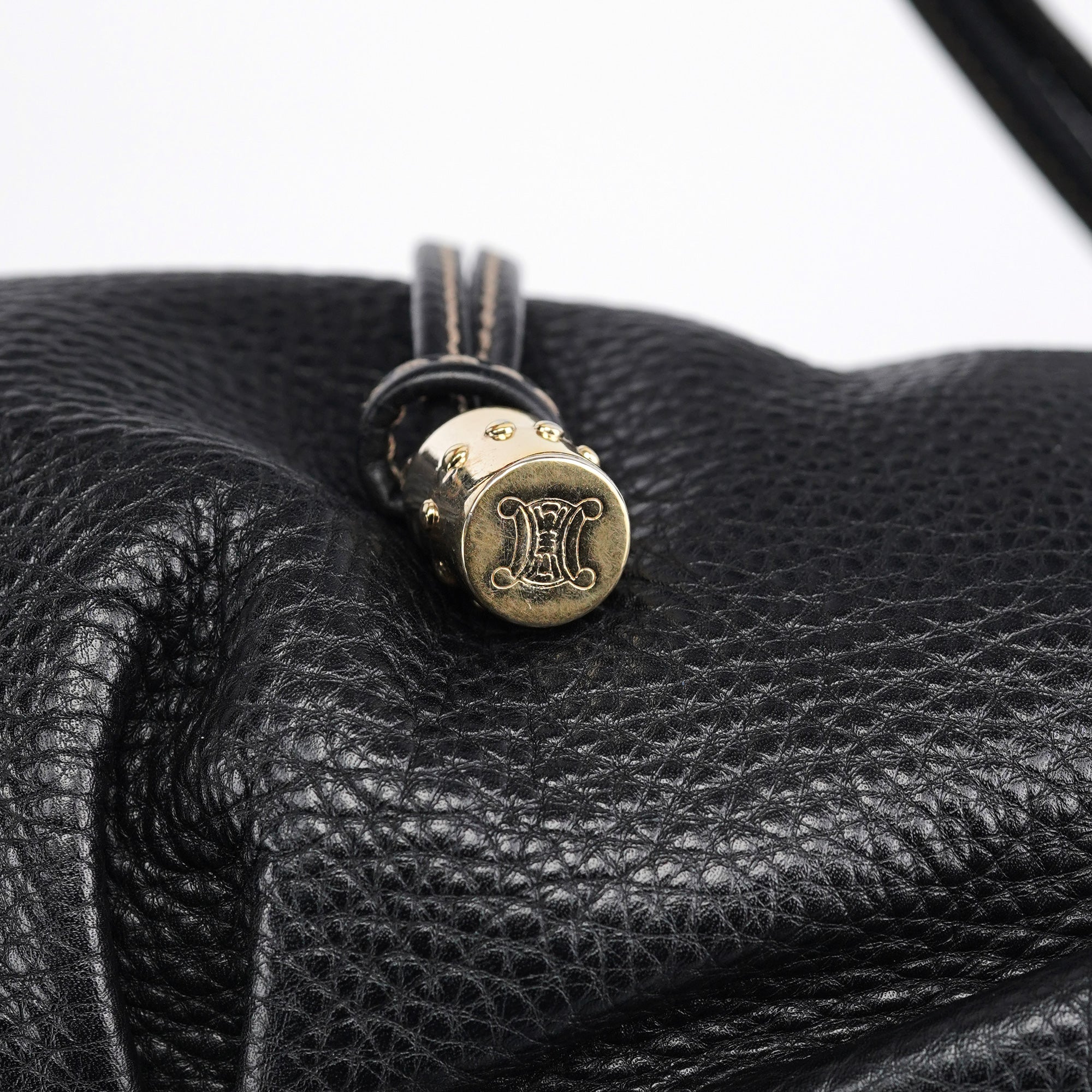 Celine Black Leather Bittersweet Shoulder Bag