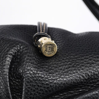 Celine Black Leather Bittersweet Shoulder Bag