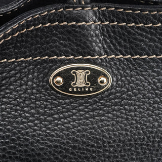 Celine Black Leather Bittersweet Shoulder Bag