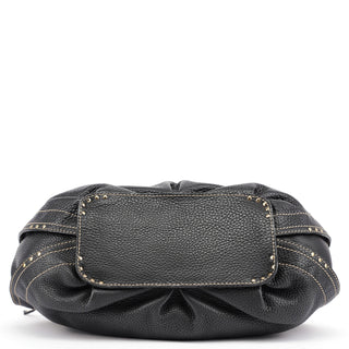 Celine Black Leather Bittersweet Shoulder Bag