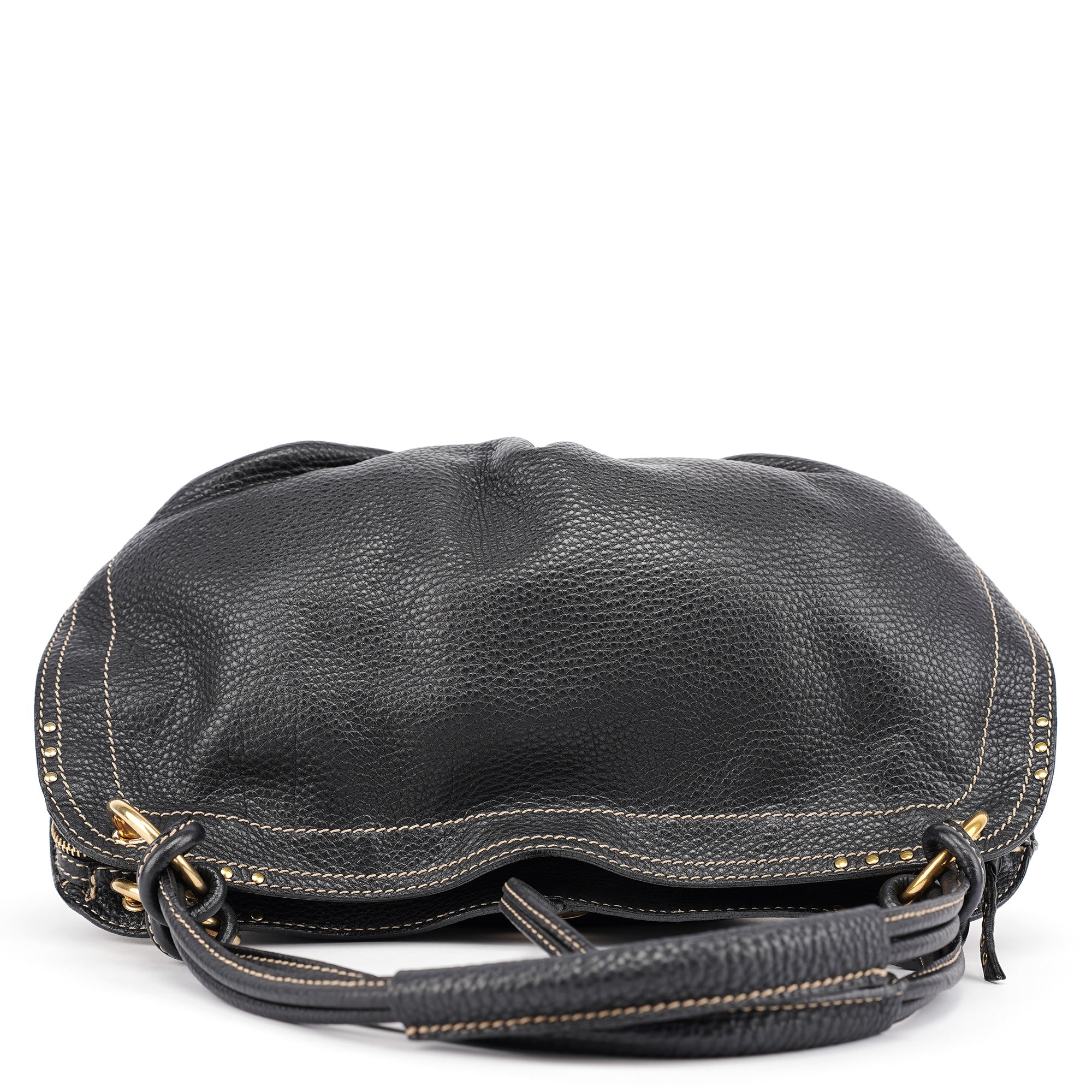 Celine Black Leather Bittersweet Shoulder Bag
