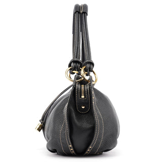 Celine Black Leather Bittersweet Shoulder Bag