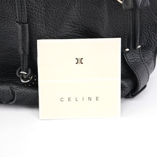 Celine Black Leather Bittersweet Shoulder Bag