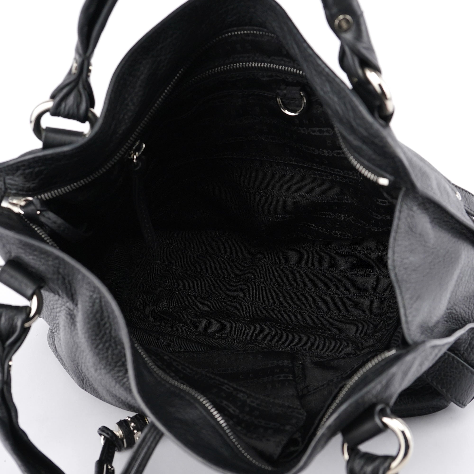 Celine Black Leather Bittersweet Shoulder Bag
