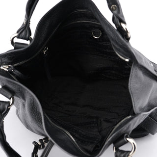 Celine Black Leather Bittersweet Shoulder Bag