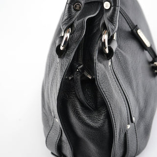 Celine Black Leather Bittersweet Shoulder Bag
