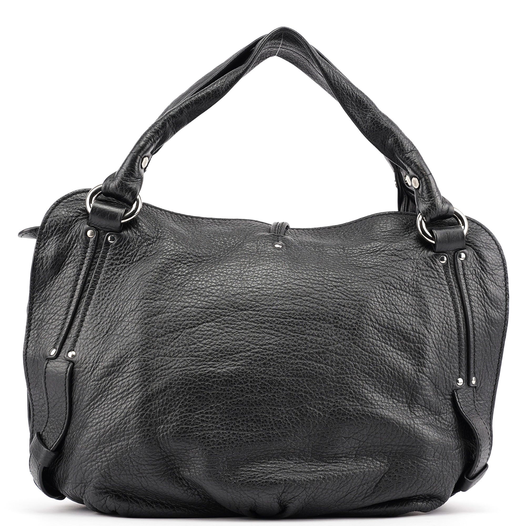 Celine Black Leather Bittersweet Shoulder Bag