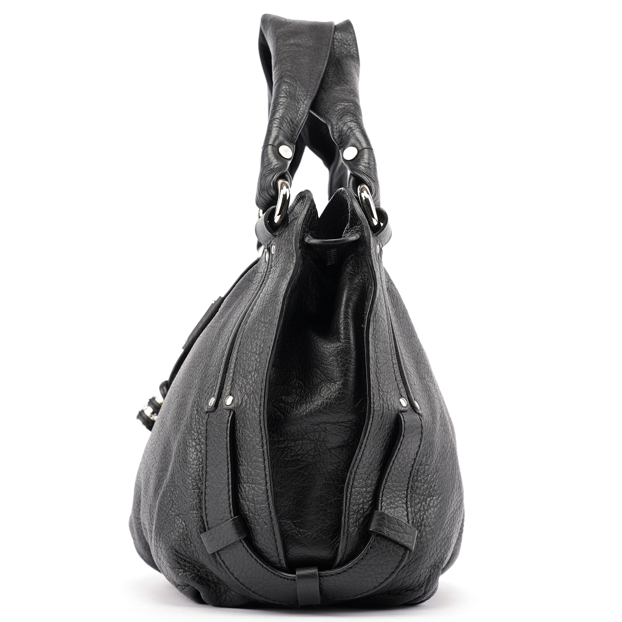 Celine Black Leather Bittersweet Shoulder Bag