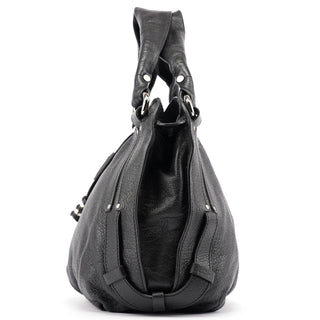 Celine Black Leather Bittersweet Shoulder Bag