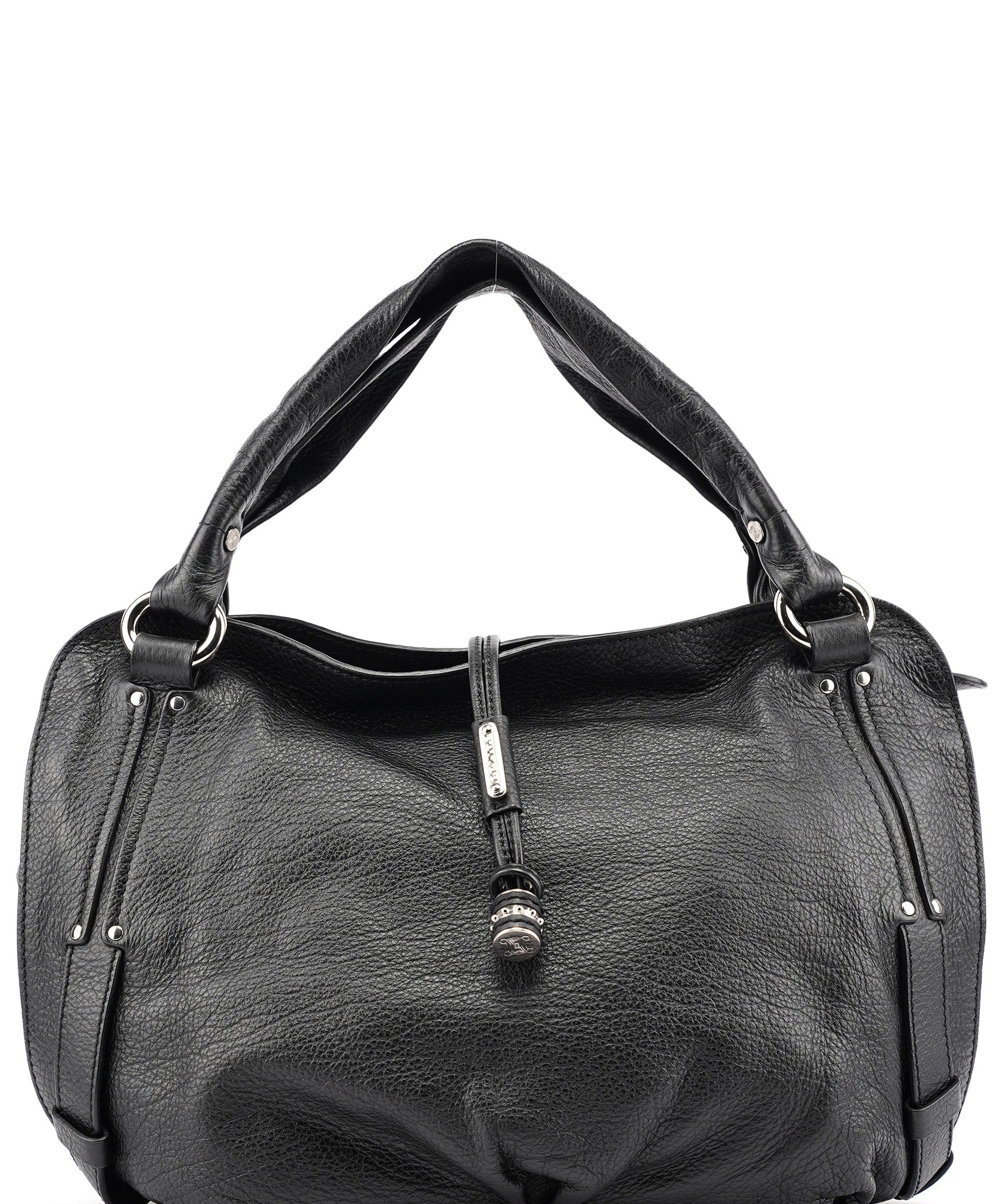Celine Sac porté épaule Bittersweet en cuir noir