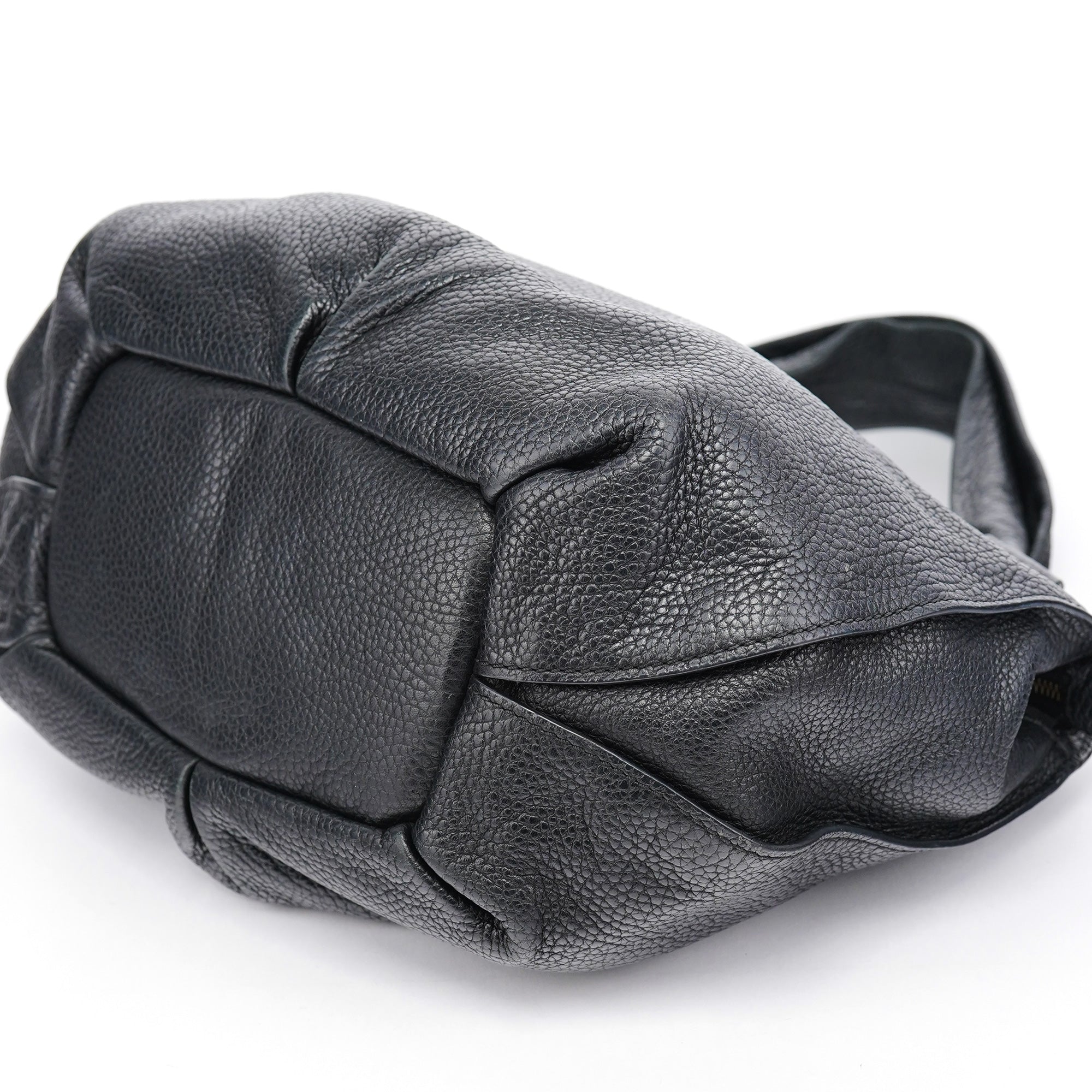 Celine Sac porté épaule Bittersweet en cuir noir