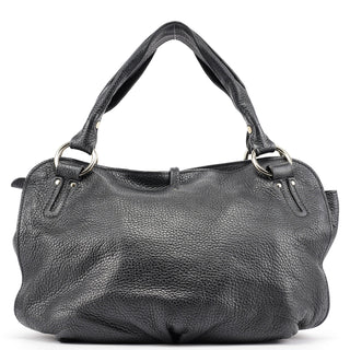 Celine Black Leather Bittersweet Shoulder Bag