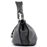 Celine Sac porté épaule Bittersweet en cuir noir