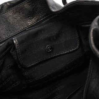 Celine Black Leather Bittersweet Shoulder Bag