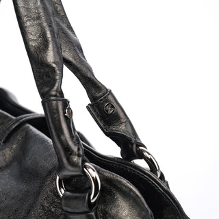 Celine Black Leather Bittersweet Shoulder Bag