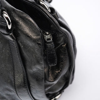 Celine Black Leather Bittersweet Shoulder Bag