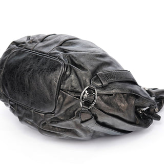 Celine Black Leather Bittersweet Shoulder Bag