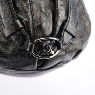 Celine Black Leather Bittersweet Shoulder Bag