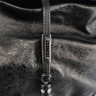 Celine Black Leather Bittersweet Shoulder Bag