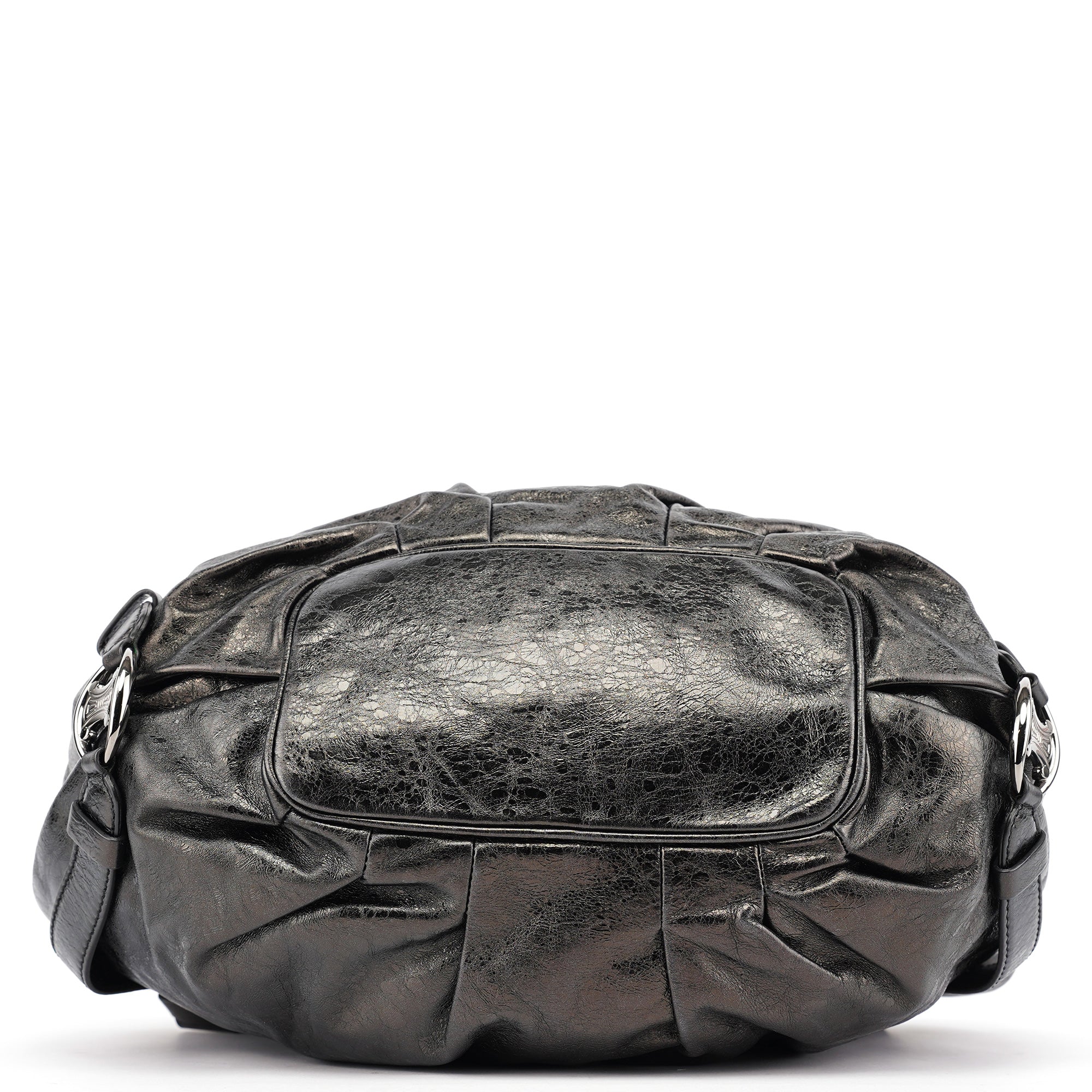 Celine Black Leather Bittersweet Shoulder Bag