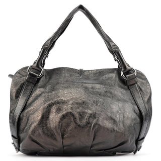 Celine Black Leather Bittersweet Shoulder Bag