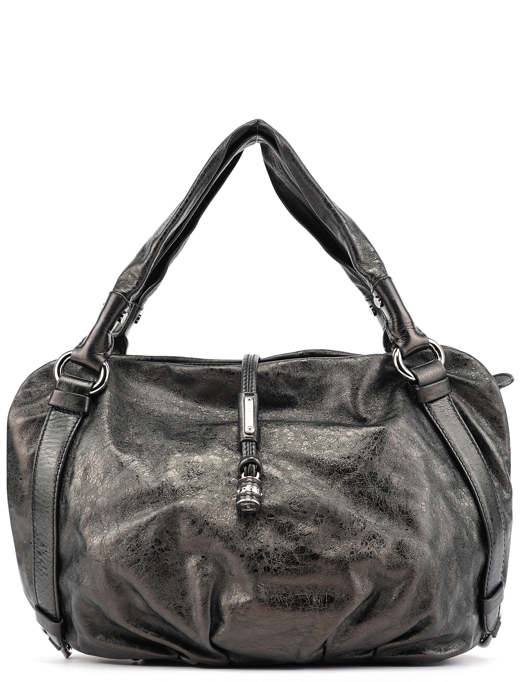 Celine Black Leather Bittersweet Shoulder Bag