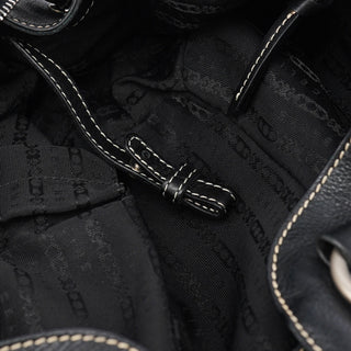 Celine Black Leather Bittersweet Shoulder Bag