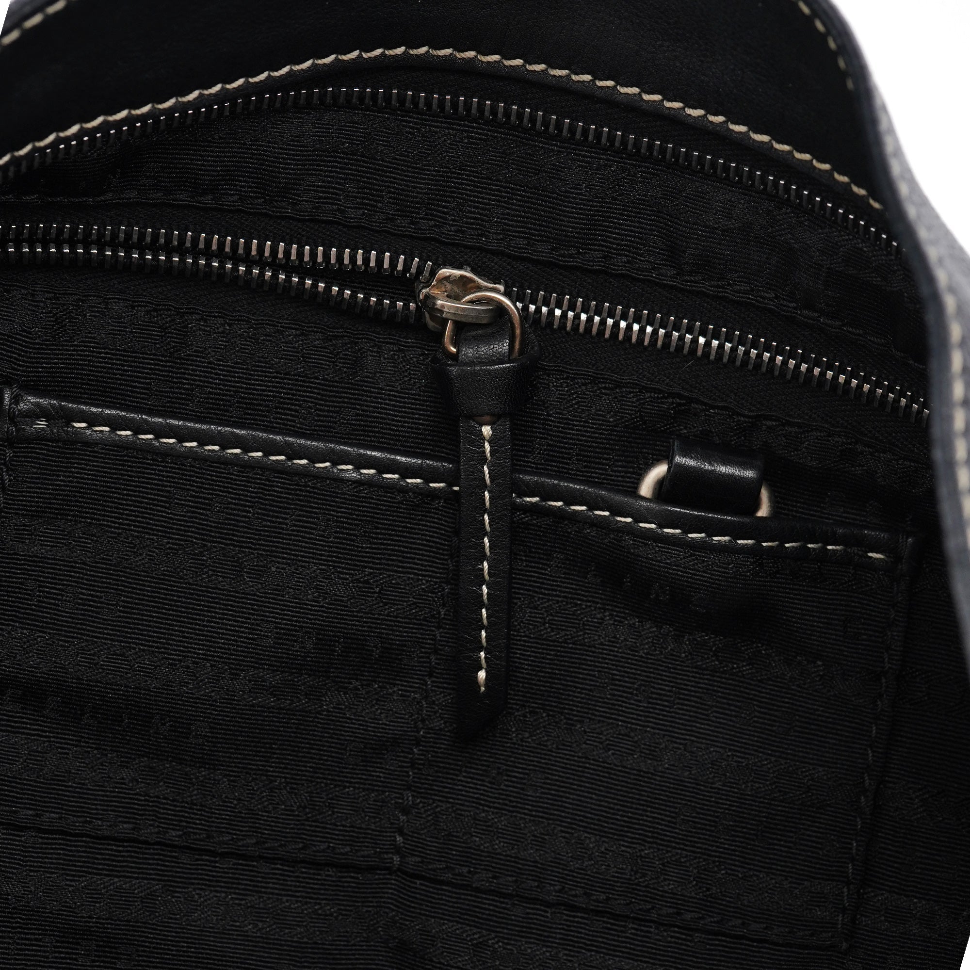 Celine Black Leather Bittersweet Shoulder Bag