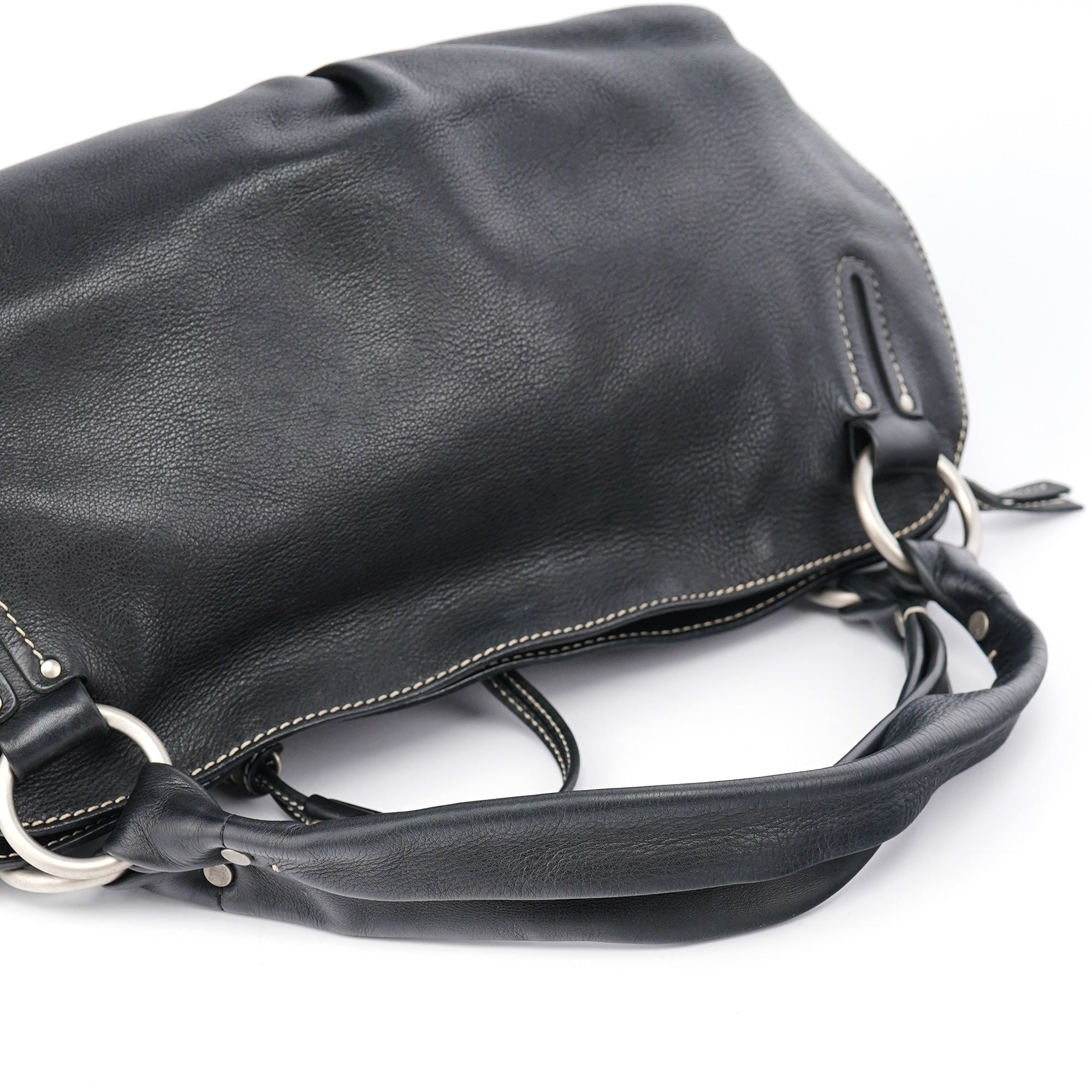 Celine Black Leather Bittersweet Shoulder Bag