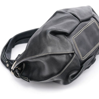 Celine Black Leather Bittersweet Shoulder Bag