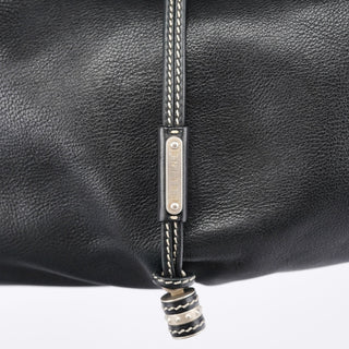 Celine Black Leather Bittersweet Shoulder Bag