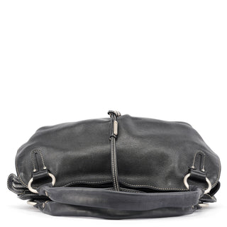 Celine Black Leather Bittersweet Shoulder Bag