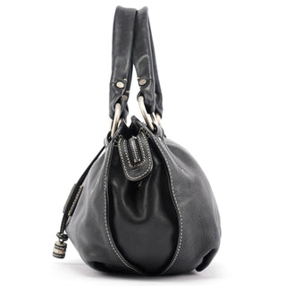 Celine Black Leather Bittersweet Shoulder Bag