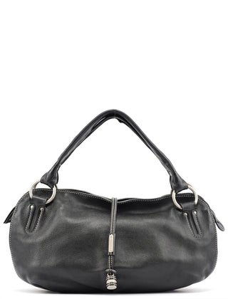 Celine Black Leather Bittersweet Shoulder Bag