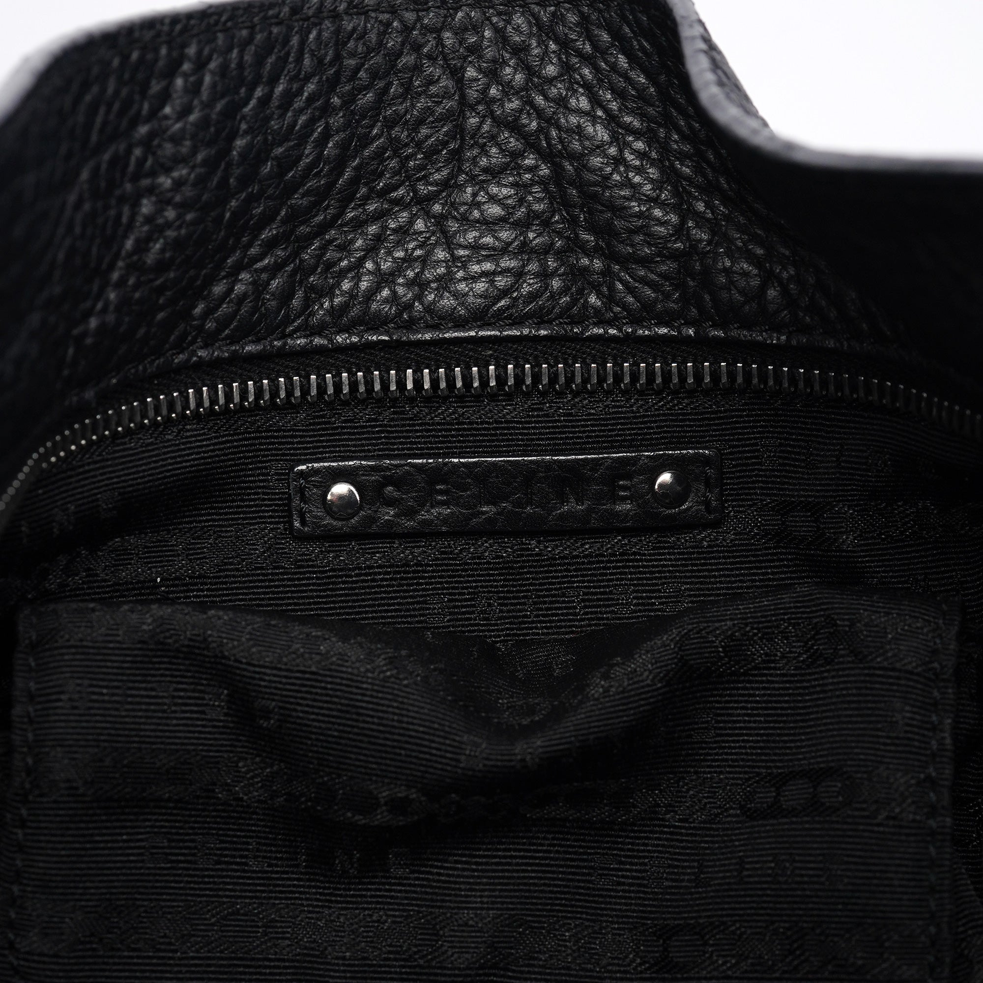 Celine Black Leather Bittersweet Shoulder Bag