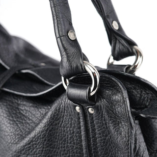Celine Black Leather Bittersweet Shoulder Bag